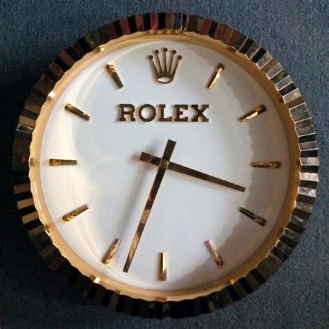 rolex wall clock ebay